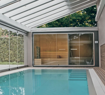 OLIMPO - Sauna / turkish bath with bathub by Gruppo Geromin - view 3